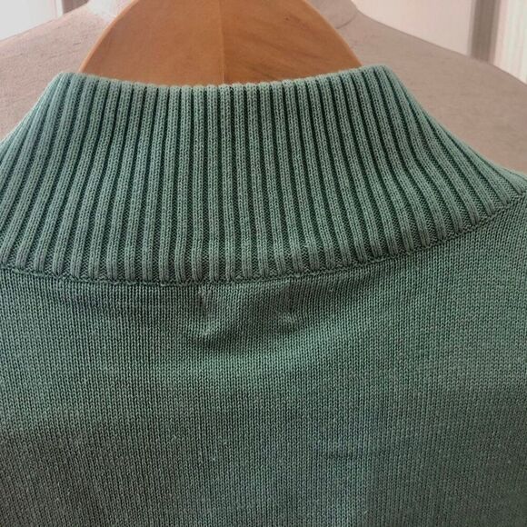 Mens greenish blue long sleeved Sweater - Picture 8 of 10